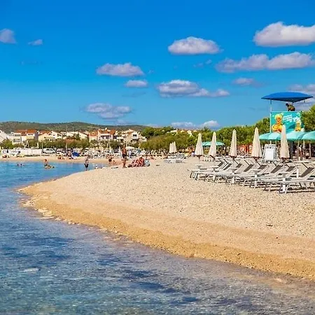 In With Sea View, Balcony, Air Conditioning, Wi-fi Appartement Vodice